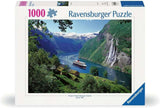 Ravensburger Puslespil 12000475 - Norsk Fjord - 1000 brikker puslespil for voksne og børn fra 14 år, Norsk landskabspuslespil Puslespil Naty Shop Nyt design