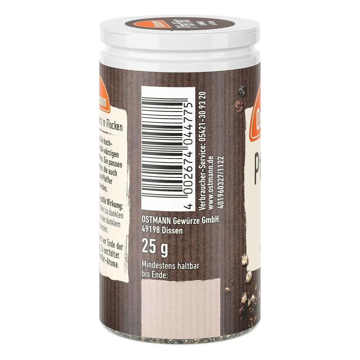Ostmann - Sort peberflager, 25 gram Condimente Naty Shop