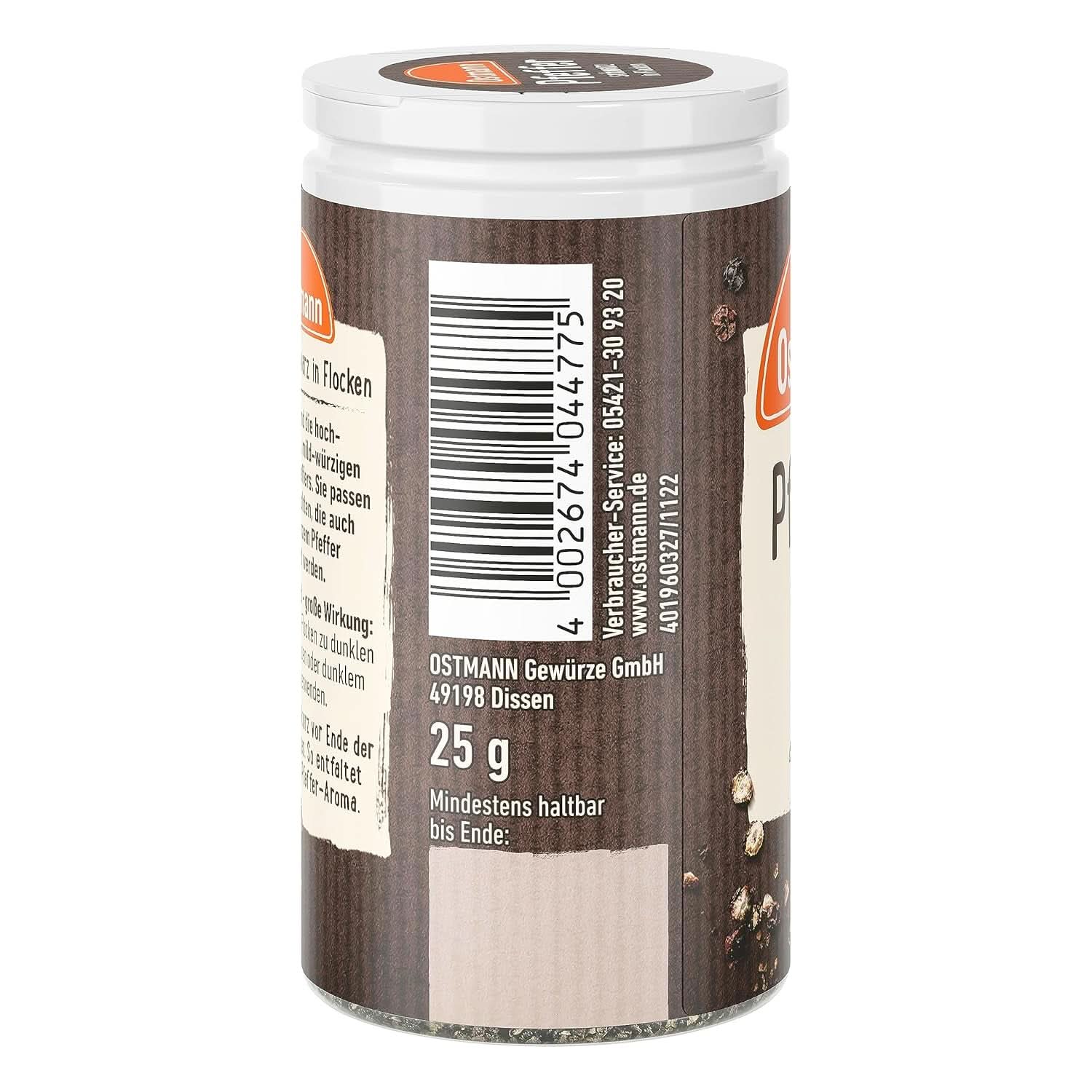 Ostmann - Sort peberflager, 25 gram Condimente Naty Shop