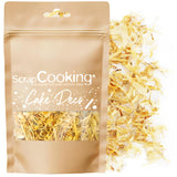 ScrapCooking - Tørrede morgenfruer 3,5 g - Spiselige blomster - Maddekorationer til bagning - Til desserter, kager, tærter, muffins - jul, forår, fødselsdag - Gylden gul - 7471