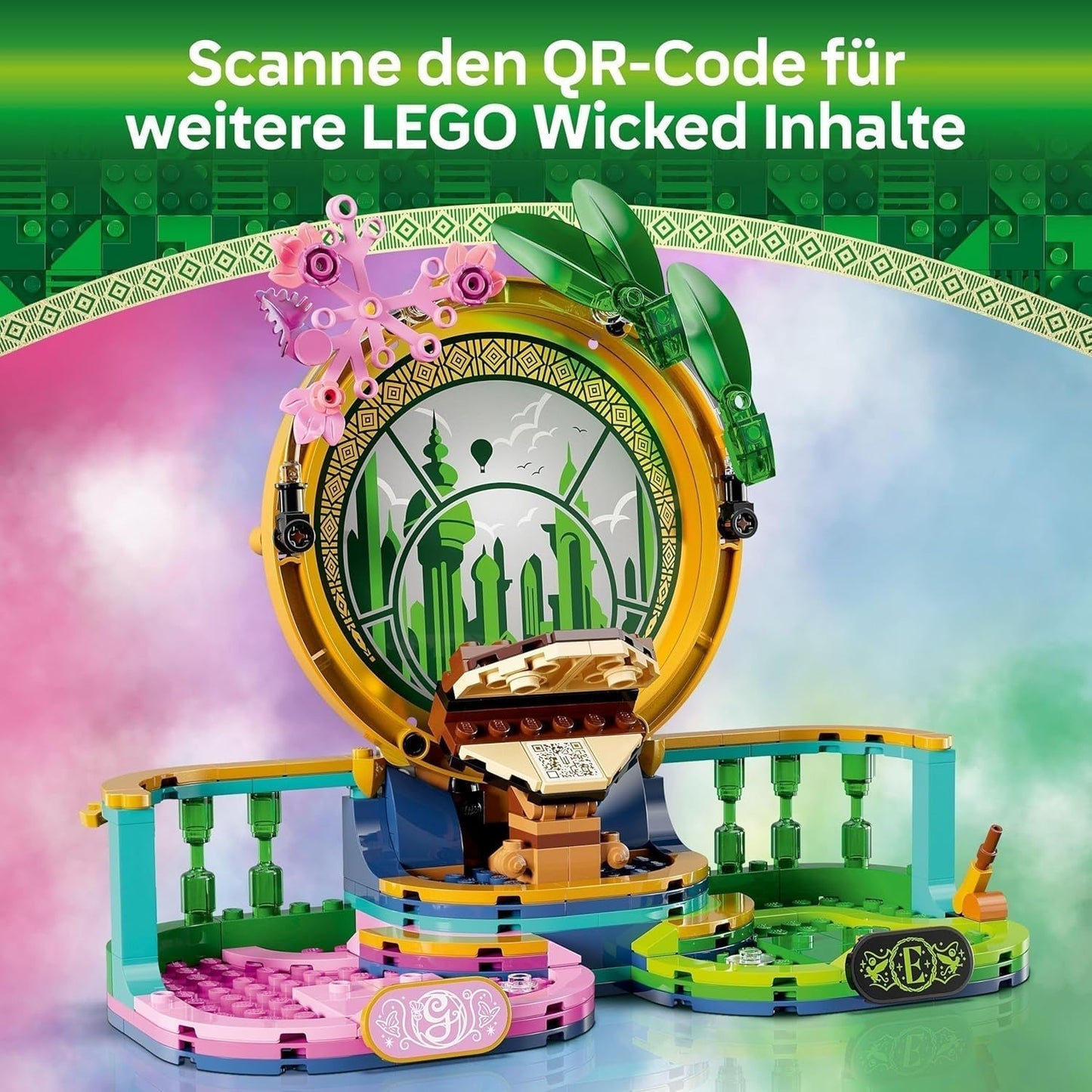 LEGO Wicked Elphaba og Glinda dukker - Witches of Oz samlerfigur legetøj - kreativ gave til piger over 10 og fans af filmen - 75682 Byggesæt Besuche den LEGO-Store