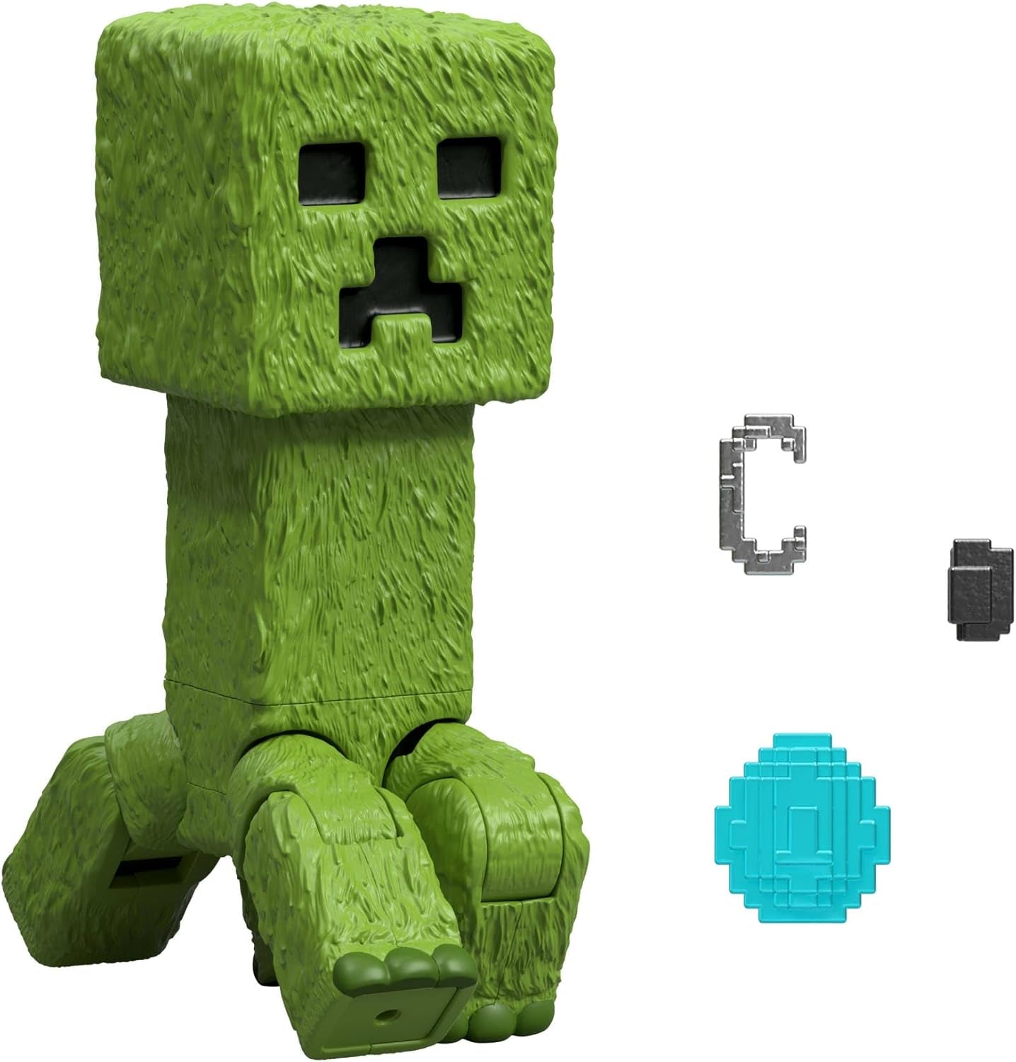 Mattel Minecraft historiesæt med 4 actionfigurer og 3 tilbehørsmøder i oververdenen sæt Minecraft film inspireret samlerlegetøj JFR70 actionfigurer Naty Shop Creeper