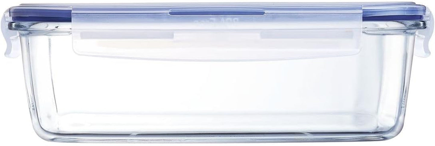 Pure Box Active rektangulære Hermetico-beholdere - 197cl Bicolor Food opbevaringskasser Naty Shop