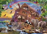 Ravensburger puslespil til børn - 10038 Unterwegs Mit Der Arche - Noah's Ark puslespil for børn fra 7 år, med 150 brikker i XXL format Puslespil Naty Shop