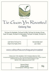 Tie Guan Yin Oolong Tea - Brændt blå te Ti Kuan Yin Kina - kinesisk Wu Long Tea Tieguanyin - Blå te Olongh Tea Olongo Tea