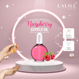 LALILL Nail Cuticle Oil 75Ml - Himbeere Nagelpflegeöl - Nagelöl Pflege Für Nägel Nagelhaut - SPA Maniküre Naildesign Hände - Vegansk - With Pipette