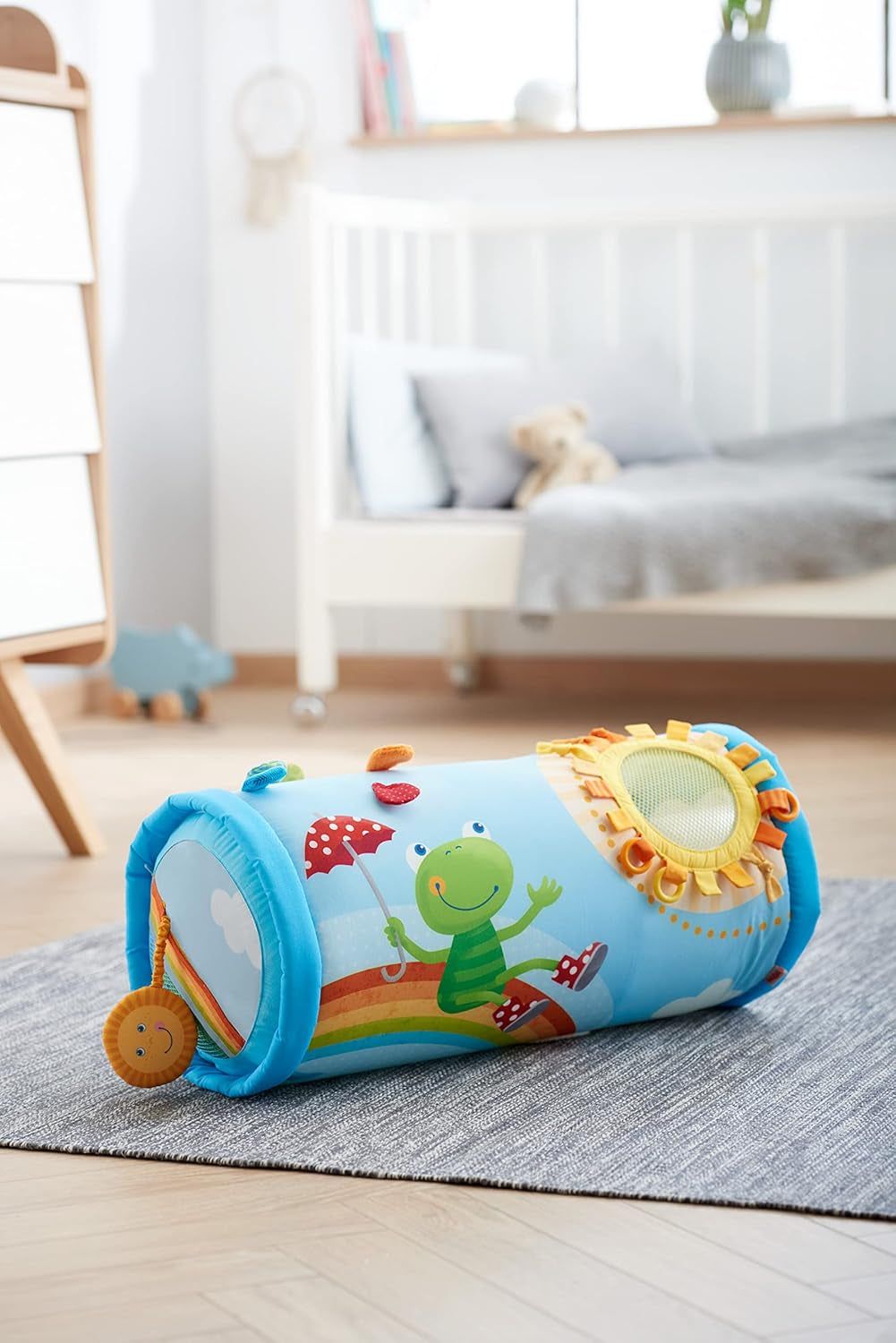 Legetøj til små børn HABA kravlende rulle regnbueverden Legetøj Bebe Naty Shop