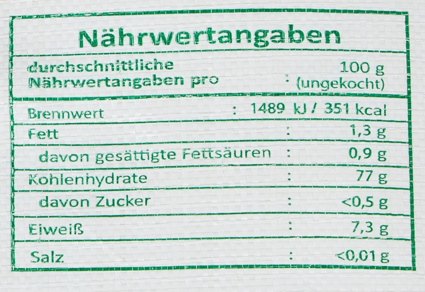 Duftende ris, langkornet 100%, 1 pakke (1 x 22,7 kg)