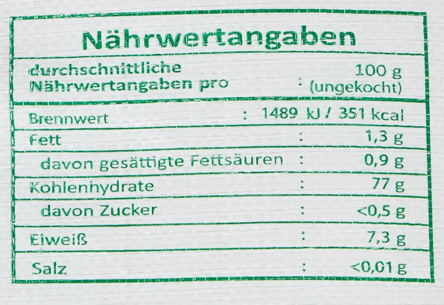 Duftende ris, langkornet 100%, 1 pakke (1 x 22,7 kg)