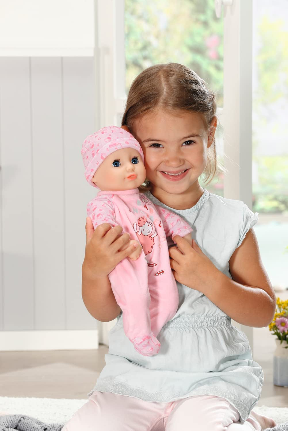 Annabell Lille Annabell blød dukke 36cm, med stofkrop og søvnige øjne, 36cm, 709870 Zapf Creation