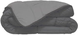 Poyet Motte Calgary Dynebetræk Polyester Stål/Sølv, Polyester, Stål/Sølv, 220X160X1 Cm Dyner og dyner Naty Shop 260X240X1 cm