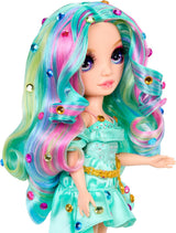 Rainbow High Be Dazzling Fashion Doll - Celine Turkis - Blå-Grøn, 28 cm, med dekorationsværktøj, funklende ædelstene og stylingtilbehør