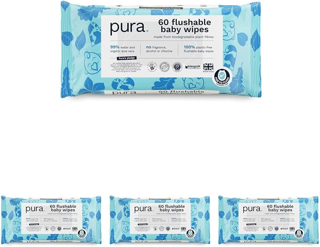 Miljøvenlige engangsbabyservietter til følsom babyhud 70 servietter (1 pakke) 99 % vand 100 % plastikfri til følsom hud Eksemtilbøjelig nyfødt biologisk nedbrydelig vegansk