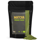 Supplement Matcha 90 gram økologisk - Højeste kvalitet pulveriseret grøn te - Ingen bambus piskeris og tråd - Culunary - Begynder sæt - Latte - Piskeris - Japan - Pulver - Te - Wire - Taske - Smoothie
