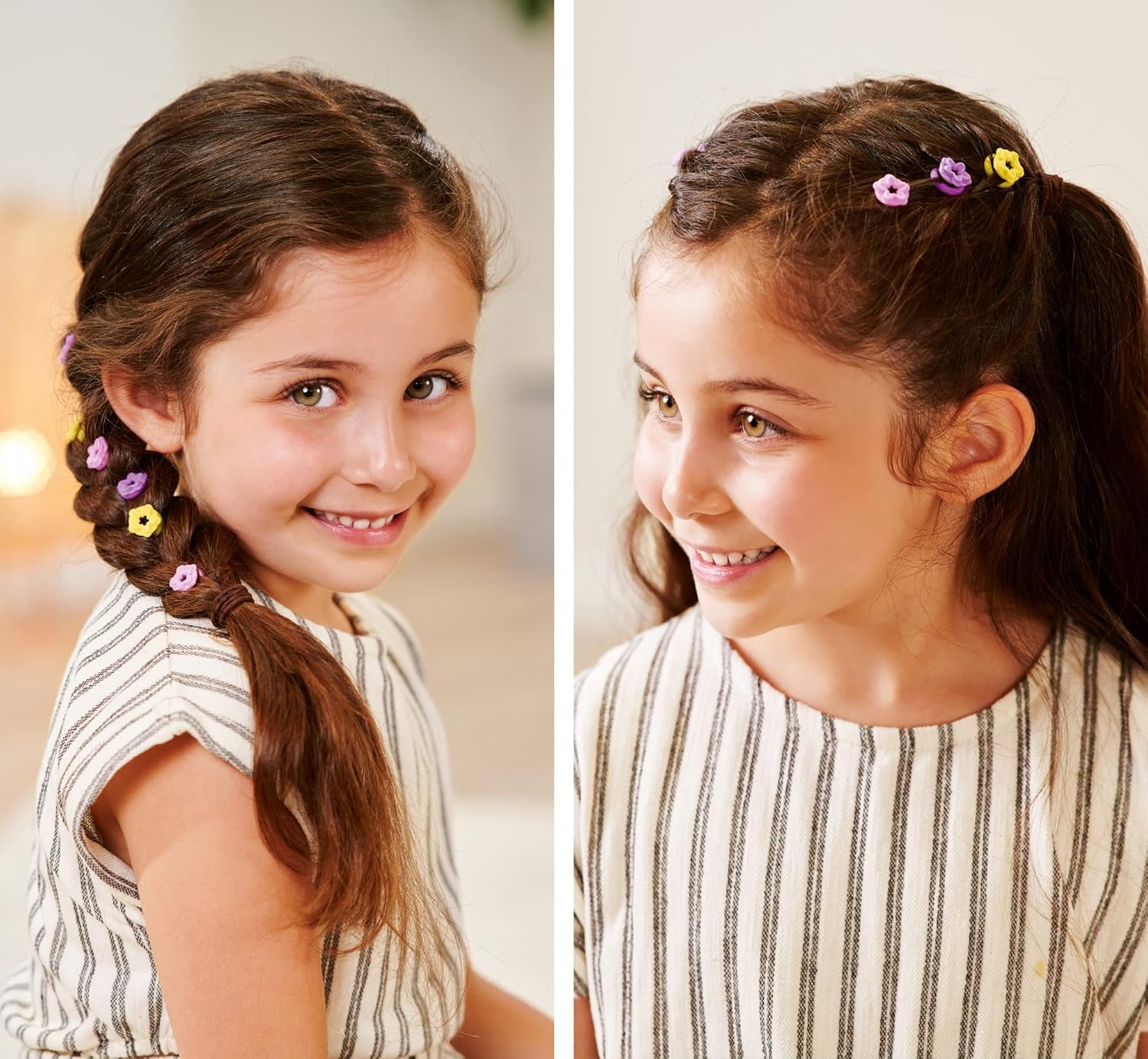 Simba 105733640 - Steffi Love Flower Hair, dukke med ekstra langt hår, inkluderer 6 clips, flettilbehør og kam, 29 cm, i alderen 3+
