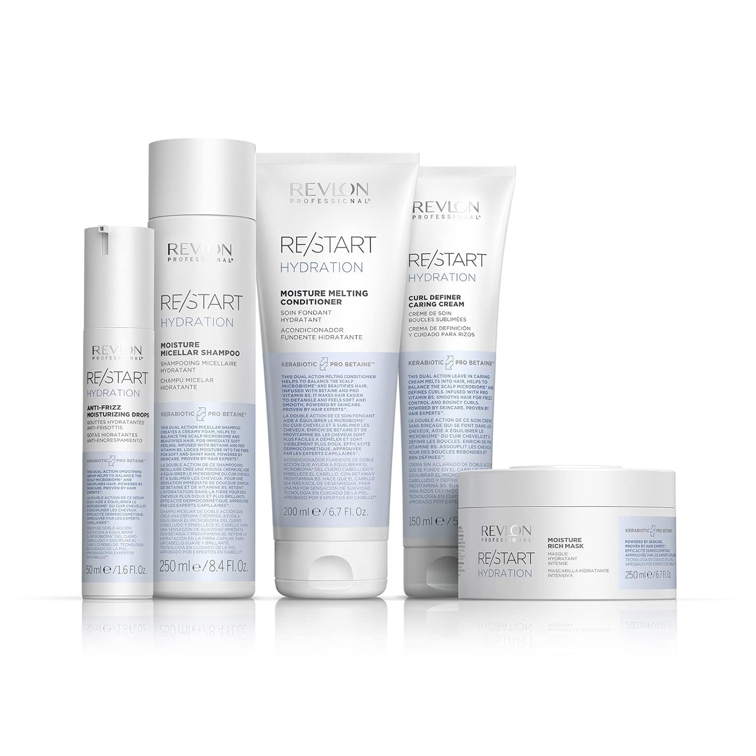 RE/START Hydration Moisture Rich Mask 250ml Hydrating Hair Mask til tørt hår Langvarig Rich Care Mask Regenererende Anti-Frizz Hair Mask Naty Shop Hair Mask