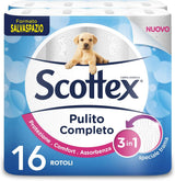 Toiletpapir, pakke med 16 maxi ruller - 1830 G | 16 stykker (pakke med 1)