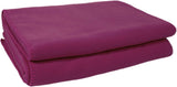 Zoepritz Decke in Der Farbe: Rot, Aus 65% Polyester, 35% Viscose Hergestellt, Grøøe: 160X200 Cm, 103291-235-160X200