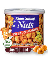Khao Shong stegte grønne ærter med wasabi, sprøde ærter i en krydret dej, et fedtfattigt alternativ til nødder, medium krydret, 1 dåse på 140 g | 140 g (1 pakke)