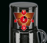Braun KF 47 BK espressomaskine - Espressomaskine med filter og glaskaraffel til klassisk filterkaffe, aromatisk kaffe takket være OptiBrew systemet, anti-dryp system, automatisk sluk, sort