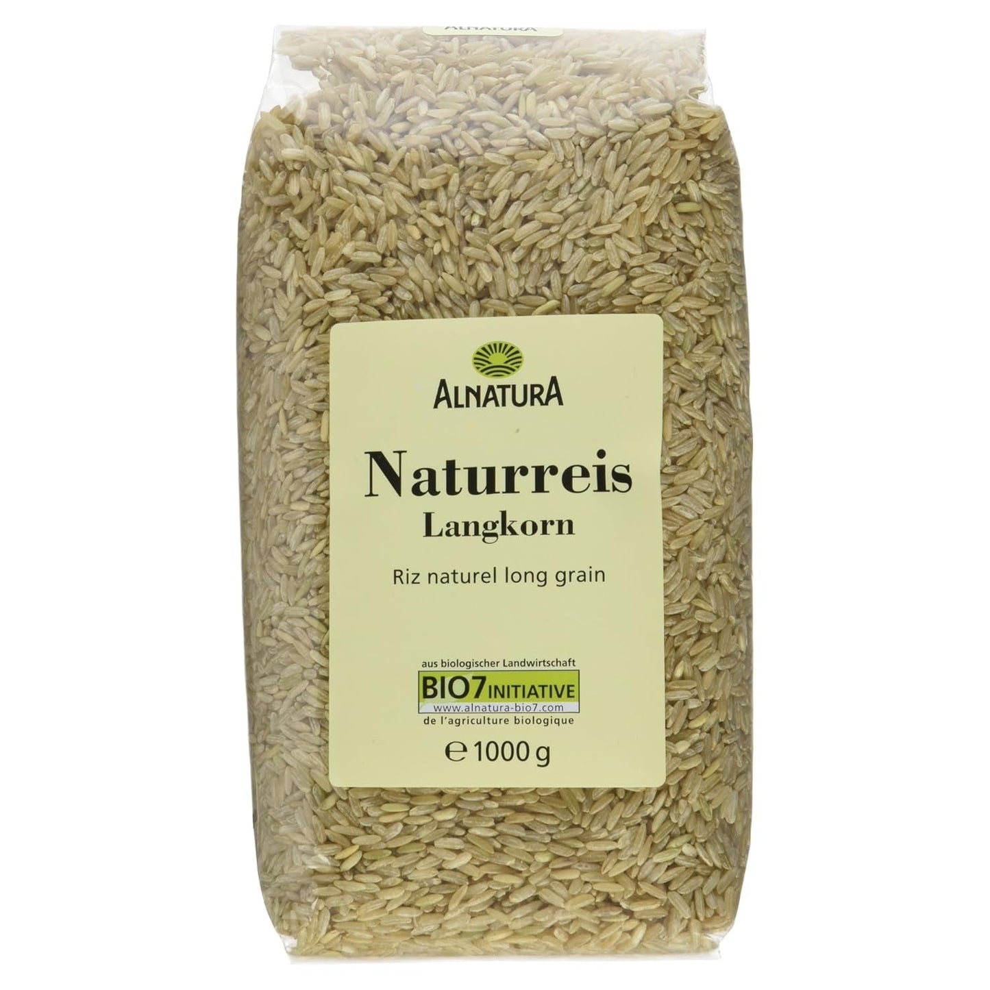 Økologisk langkornet brun ris pakke med 6 (6 x 1 kg)