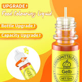 Flydende madfarvesæt 12 x 12 ml Naty Shop