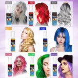 Hårsprayfarve - 30 ml Midlertidig grøn hårfarvespray, naturlig hårfarve Midlertidig hårfarvespray, vaskbar hårfarve til fest Cosplay Halloween (grøn) Naty Shop hårfarve