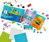 LEGO Classic kreativt sæt til bygning og leg - sæt med farvede klodser - byg et hus, en hund, en sjov bil, et klaverkeyboard og en regnbue - håndværkssæt til drenge og piger fra 5 år Byggesæt Besuche den LEGO-Store