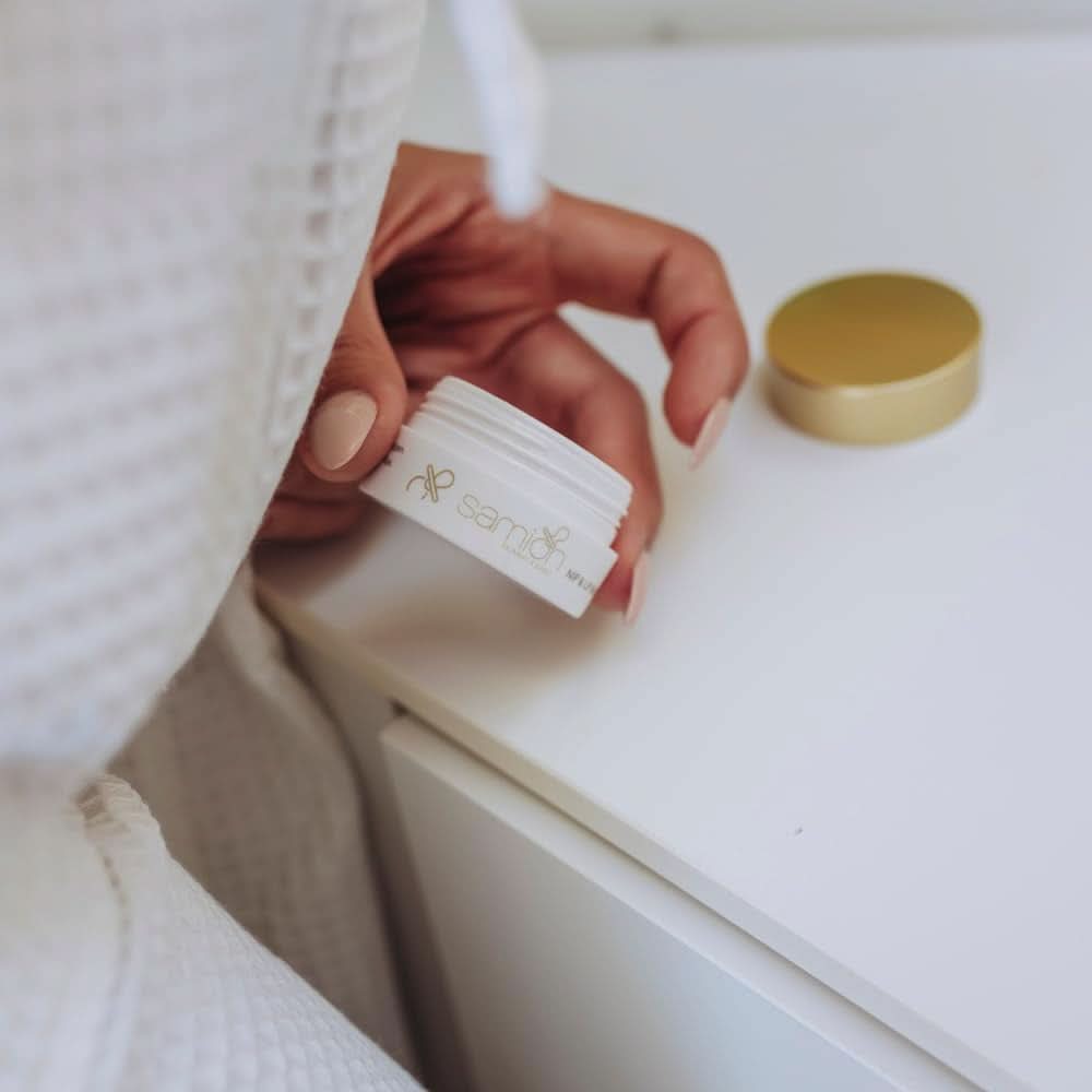 SAMION | LÆBE OG LÆBEBALM | 15 ml Deep Care | Naturlige ingredienser | Vegansk mad og ammetilbehør Bebe Naty Shop
