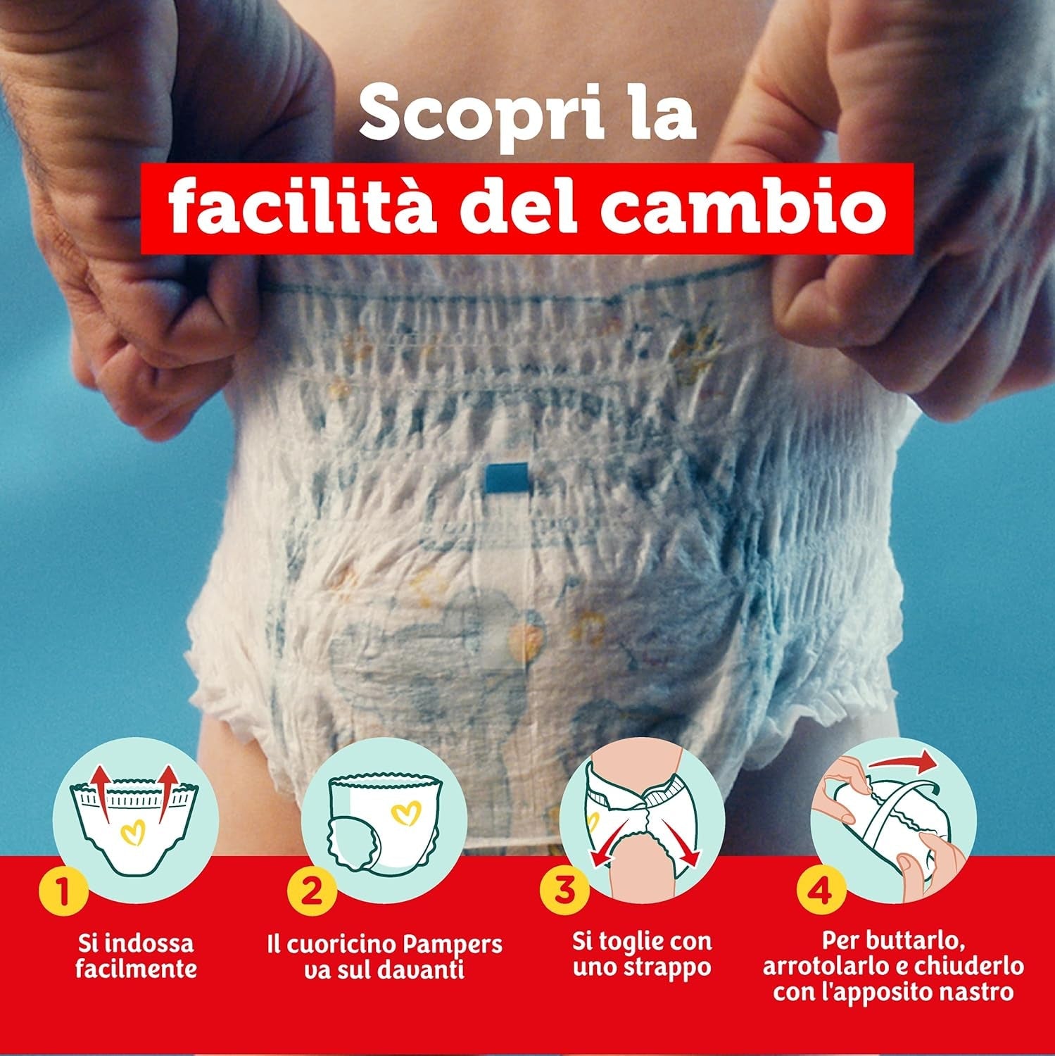 Pampers Baby Dry Junior bleer, DWCT Twin Pack, størrelse 5 (12-18 kg), 28 bleer