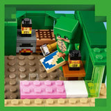 LEGO Minecraft The Turtle Beach House Legetøjshus med tilbehør til piger og drenge fra 8 år, sæt med dyr og figurer fra videospillet, gave til gamere 21254 Byggesæt Besuche den LEGO-Store