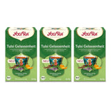 Yogi Tea - Tulsi Serenity Organic Herbal Ayurvedic Tea Nature's Koffein Free Tulsi Blend "Holy" Basilikum Lakrids & Orange Yogi Tea 3 Pack 3X17 teposer (51 teposer)