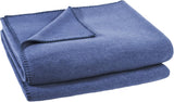 Zoepritz Decke in Der Farbe: Rot, Aus 65% Polyester, 35% Viscose Hergestellt, Grøøe: 160X200 Cm, 103291-235-160X200