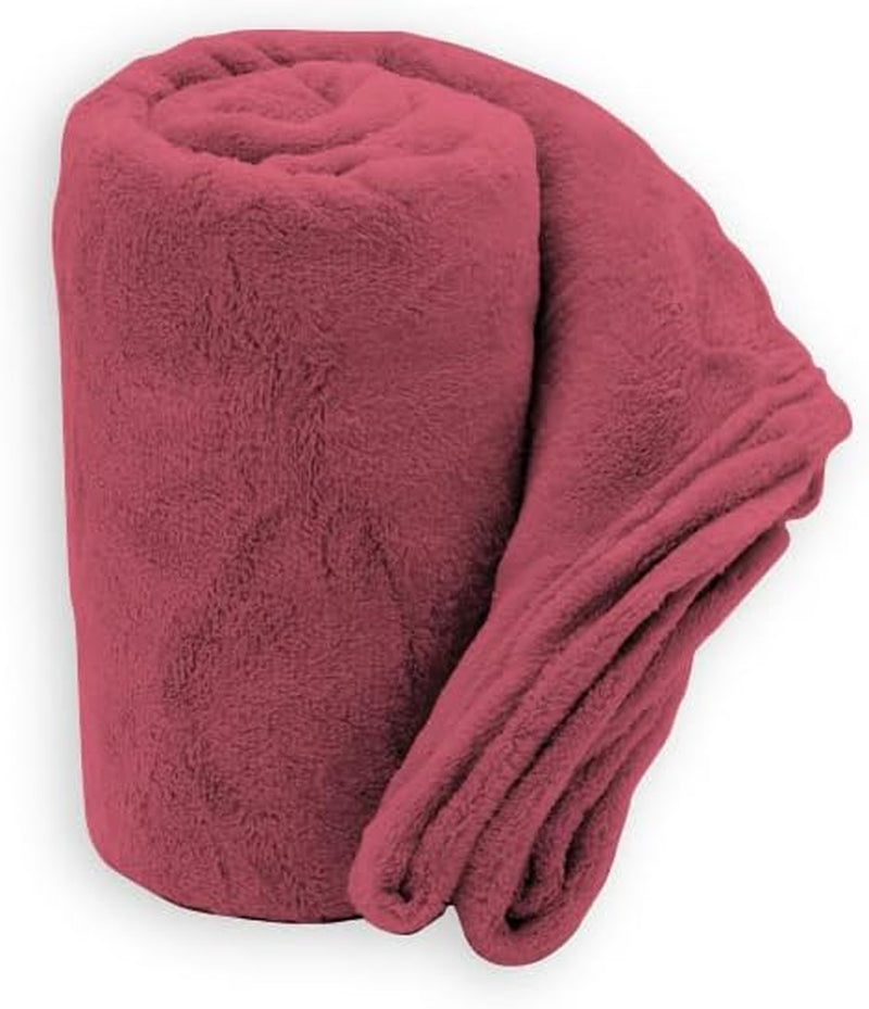 Blødt tæppe | Plaid | Soft Touch | 130 X 160 cm | Pudderdyner og dyner Naty Shop Mallow 150X210