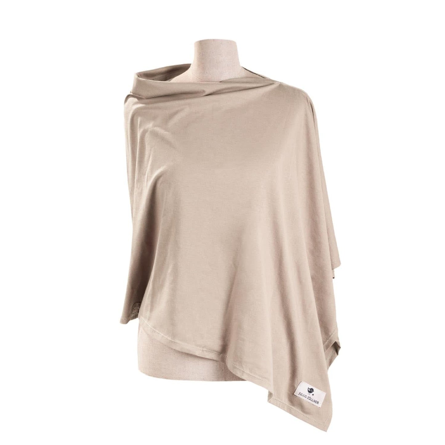 Julius Zöllner Stilltuch Aus 100 Prozent Jersey-Baumwolle, OEKO-TEX STANDARD 100, Made in Germany, Uni Tan Tilbehør Mad og Amning Baby Naty Shop Uni Sand