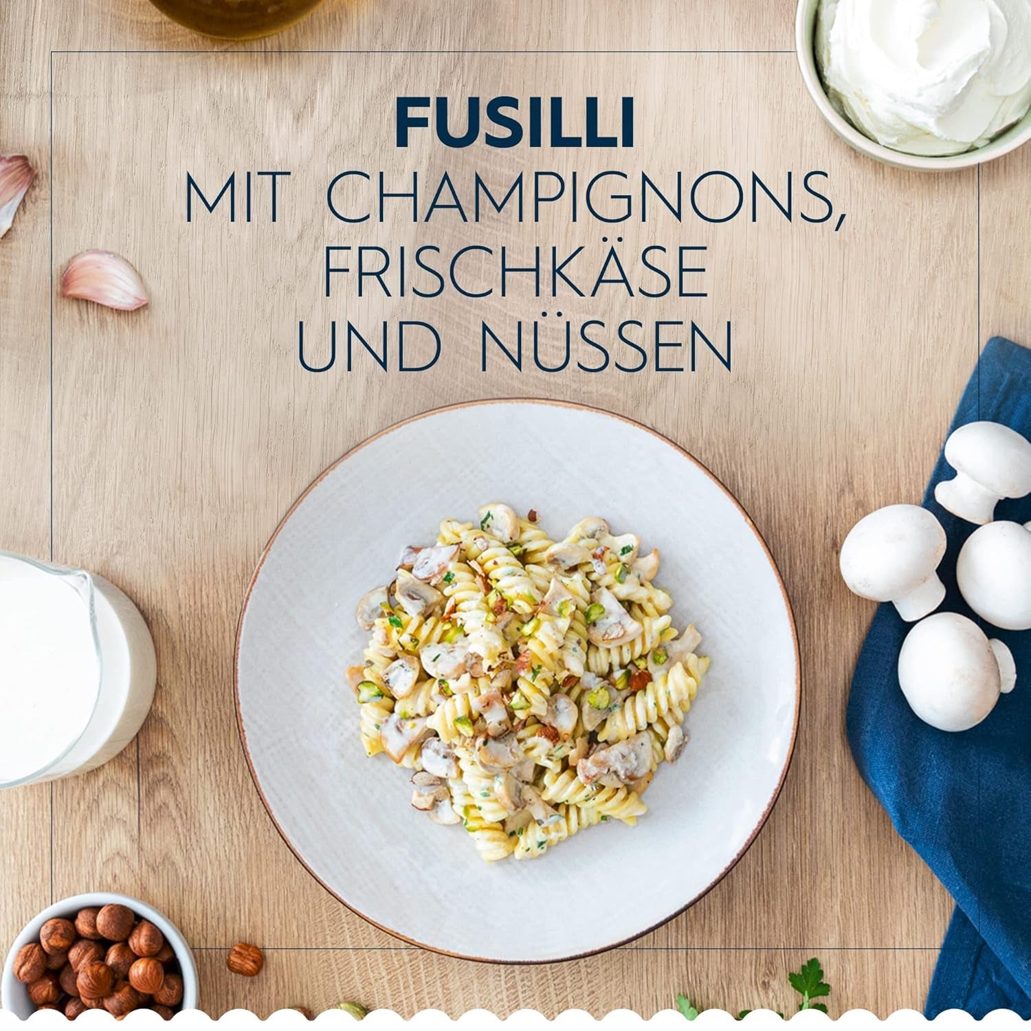 Pasta Barilla Classic Fusilli no. 98, af højkvalitets hård hvede, altid al dente, 1 kg