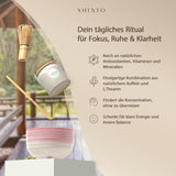 Shinto - "Gold" Organic Matcha Tea - Ceremoniel Grade Green Tea Pulver - JAS & EU BIO Certified - Shaded & Handplukket - Direkte import fra Uji, Japan - 30g