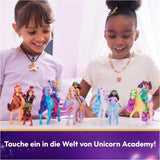 Unicorn Academy AVA og Unicorn Leaf Set - Originale figurer ca. 12 cm høje fra den populære Netflix-serie Med to tilbehør og hårbørster Til fantasifuldt rollespil, for børn fra 4 år og opefter Actionfigurer Naty Shop