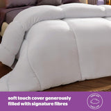 Silentnight Deep Sleep quilt, hvid, mikrofiber, hvid, enkeltseng Dyner og dyner Naty Shop