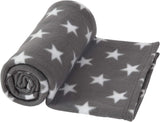 DREAMSCENE behageligt tæppe fluffy tæppe fleece tæppe - stue tæppe varmt vinter blødt, sofa tæppe, sofa tæppe, kramme tæppe børn, stue & kramme tæpper 120X150Cm, sofa plaid tæppe grå stjerner Senge og tæpper Besuche den DREAMSCENE-Store