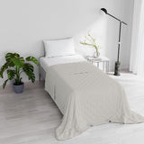 Elegant sommerdyne, quiltet, grøn, 170 X 250 cm Dyner og dyner Naty Shop Beige 170X250Cm