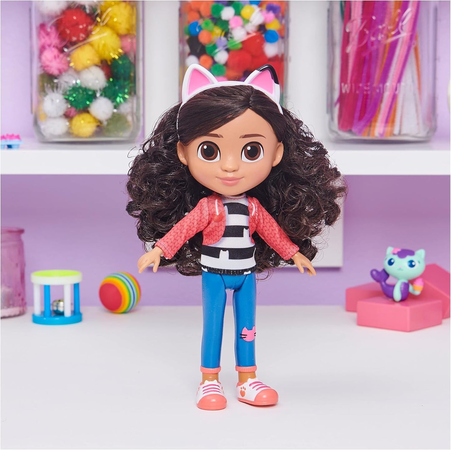 GABBY'S DREAMWORKS DUKKEHUS - 20 cm Gabby pigedukke, egnet til alderen 3 og opefter