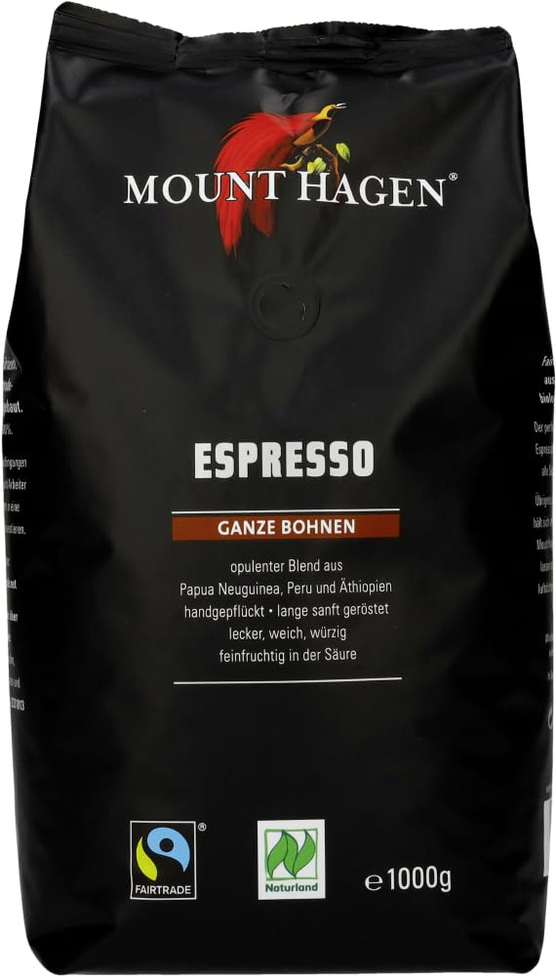 Økologisk hele bønne espresso (2 x 1 kg)