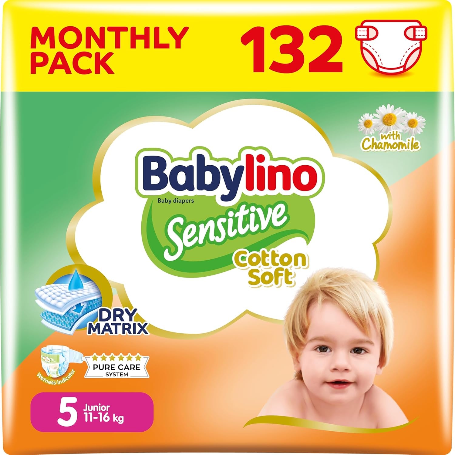 Bleer til sensitive babyer, str. 7, ekstra stor plus (+15 kg), 14 stk.