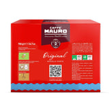 Caffè Mauro Torrefazione Kaffee Komposterbare Pods, Genbrugspakke, Original Mischung - 100 stk - Intensitet 10/10 - Kompatibel med ESE System Papir Pads 44 mm