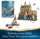 LEGO Harry Potter Hogwarts Castle: The Great Hall, samlerlegetøj med 11 minifigurer inklusive Hermione Granger, magisk gave til drenge og piger 76435 Byggesæt Besuche den LEGO-Store