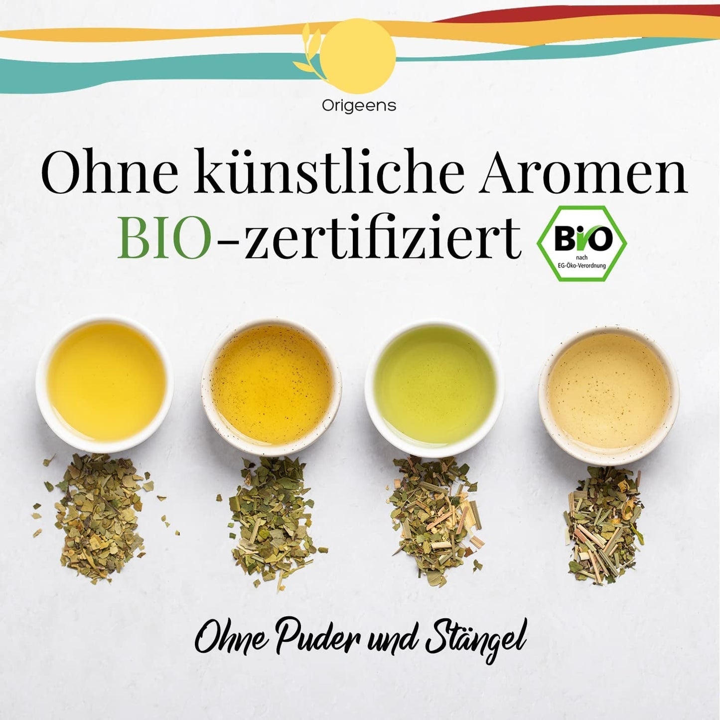 ORIGEENS BIO MATE TE GAVESÆT X4 I Yerba Mate Bio 4X80G I Yerba Mate tesæt, gaveidé