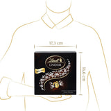 Gaveæske LINDOR Extra Black 70% Cacao, Gavechokolade, ca. 15 LINDOR trøfler, 186 g (pakke med 2)