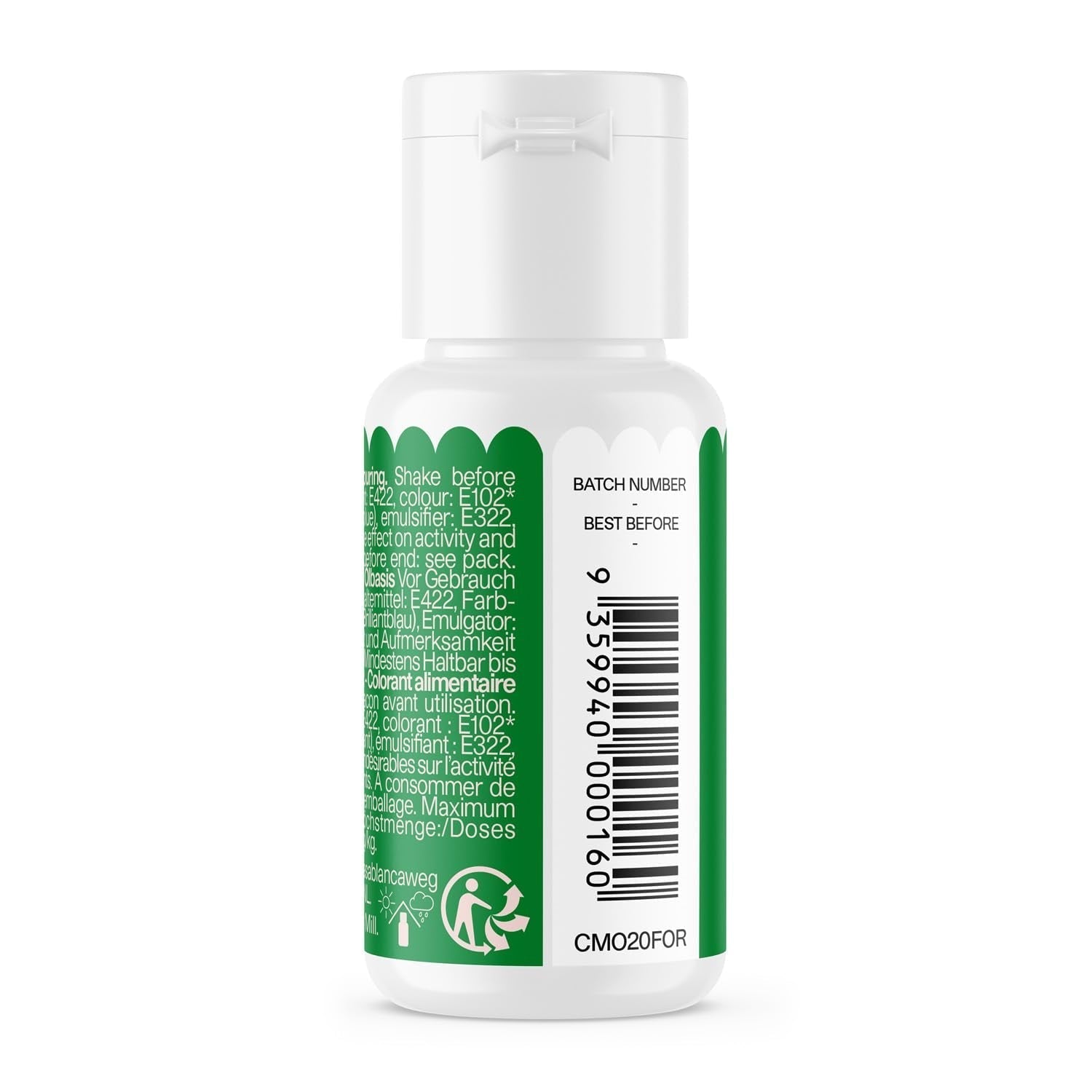 Madfarve Farve Mill Oil Blend Forest Oil - Madfarve til chokolade, fondant, muffins, kager, bagning, makroner - Madfarve til dekoration af kager - 100 ml