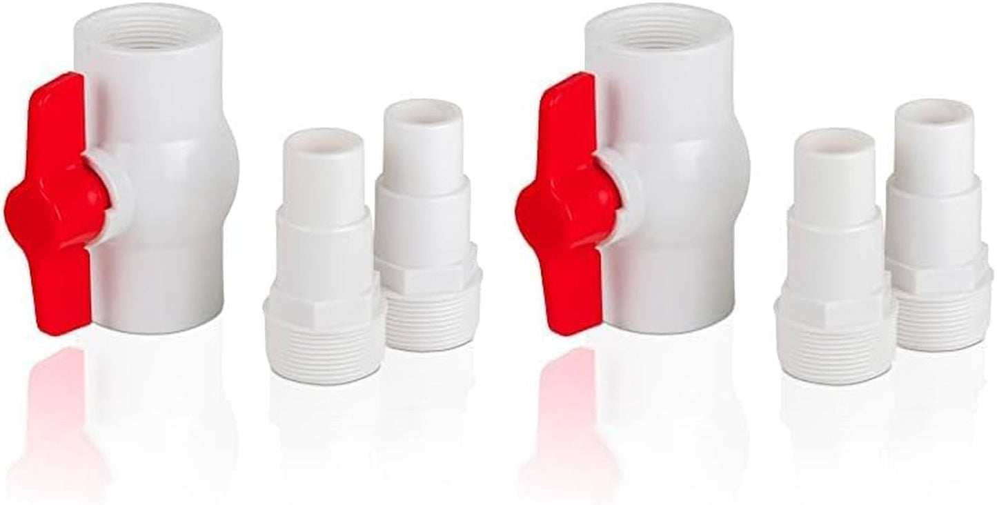 Gre AR512 - On/off ventil med 2 adaptere til Ø38 og Ø32 mm slanger